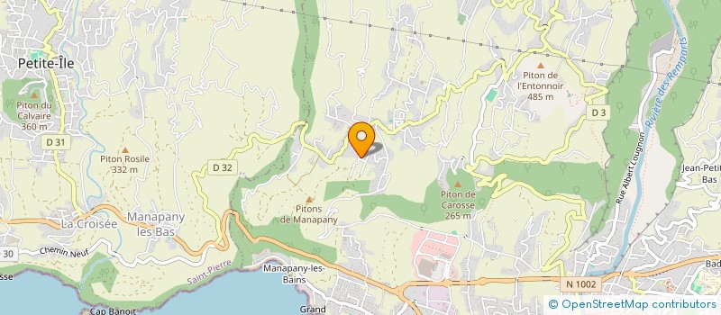 localisation de l'entreprise MONSIEUR NICOLAS PERON  SAINT-JOSEPH