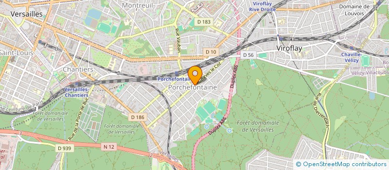 localisation de l'entreprise MONSIEUR NICOLAS PERRADIN  VERSAILLES