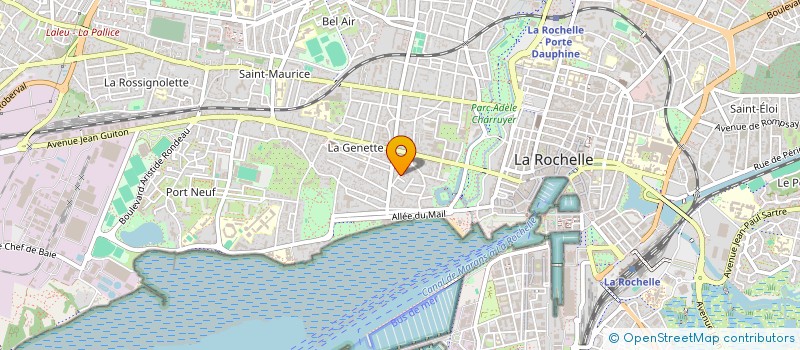 localisation de l'entreprise MONSIEUR NICOLAS PERREAU  LA ROCHELLE