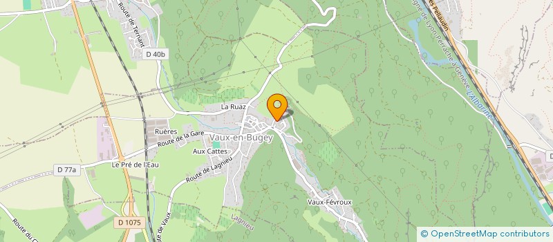 localisation de l'entreprise MONSIEUR NICOLAS PERREAU  VAUX-EN-BUGEY