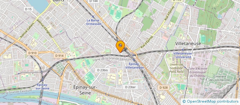 localisation de l'entreprise MONSIEUR NICOLAS PERRET  DEUIL-LA-BARRE