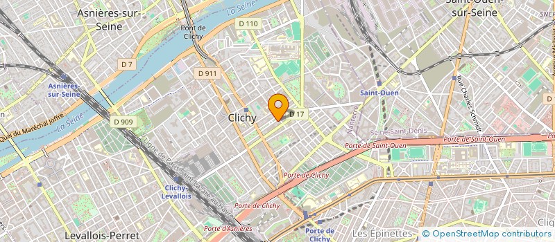 localisation de l'entreprise MONSIEUR NICOLAS PERRET à CLICHY