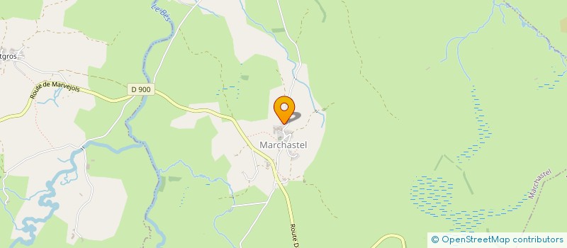 localisation de l'entreprise MONSIEUR NICOLAS PERRET  MARCHASTEL