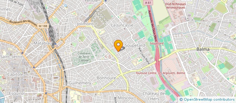 localisation de l'entreprise MONSIEUR NICOLAS PERRETTE à TOULOUSE