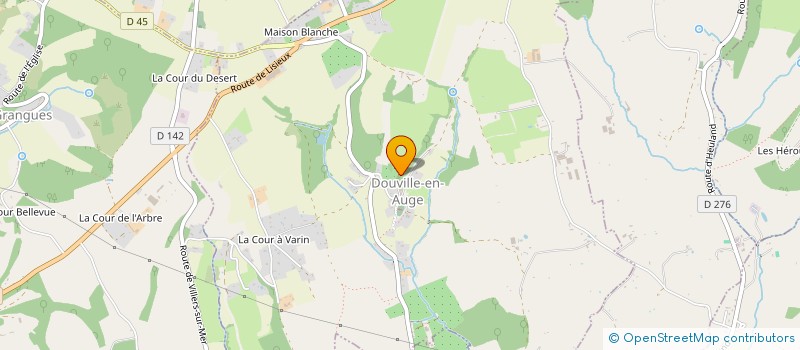 localisation de l'entreprise MONSIEUR NICOLAS PERRIER  DOUVILLE EN AUGE