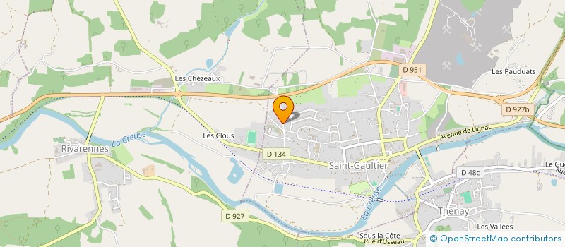 localisation de l'entreprise MONSIEUR NICOLAS PERRIER à SAINT-GAULTIER