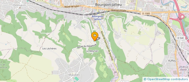 localisation de l'entreprise MONSIEUR NICOLAS PERRIN  MAUBEC