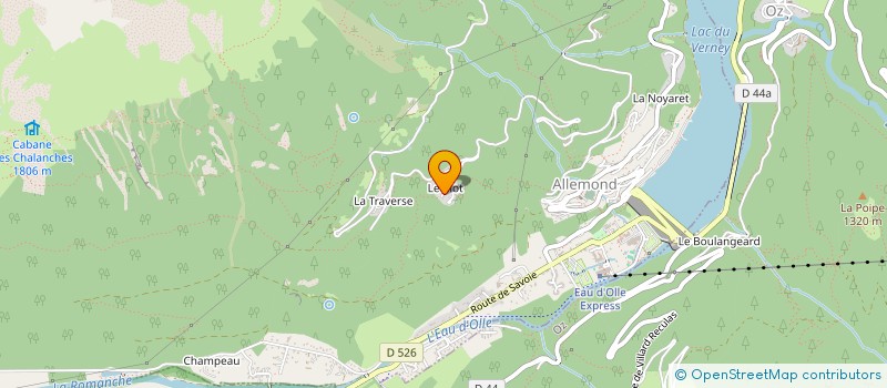 localisation de l'entreprise MONSIEUR NICOLAS PERRIN  ALLEMOND