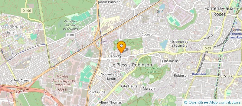 localisation de l'entreprise MONSIEUR NICOLAS PERRIN à LE PLESSIS-ROBINSON
