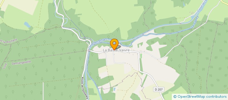 localisation de l'entreprise MONSIEUR NICOLAS PERRIN  LA BASSE-VAIVRE