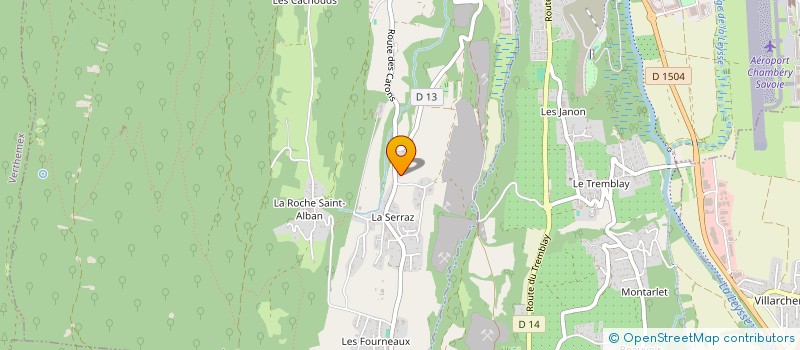 localisation de l'entreprise MONSIEUR NICOLAS PERRIN  LE BOURGET DU LAC