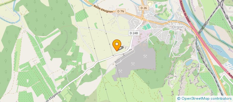 localisation de l'entreprise MONSIEUR NICOLAS PERRIN  ORGON
