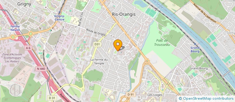 localisation de l'entreprise MONSIEUR NICOLAS PERROTIN à RIS-ORANGIS