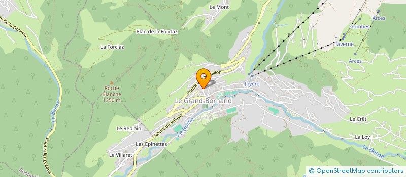 localisation de l'entreprise MONSIEUR NICOLAS PESCHEUX  LE GRAND-BORNAND