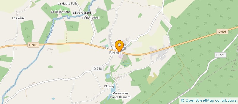 localisation de l'entreprise MONSIEUR NICOLAS PESNEAU à AUNOU-SUR-ORNE