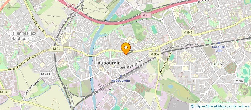 localisation de l'entreprise MONSIEUR NICOLAS PETILLON  HALLENNES-LEZ-HAUBOURDIN