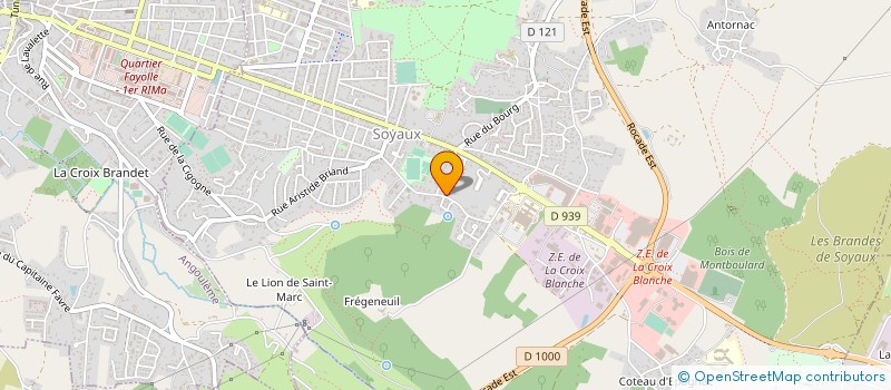 localisation de l'entreprise MONSIEUR NICOLAS PETIOT à SOYAUX