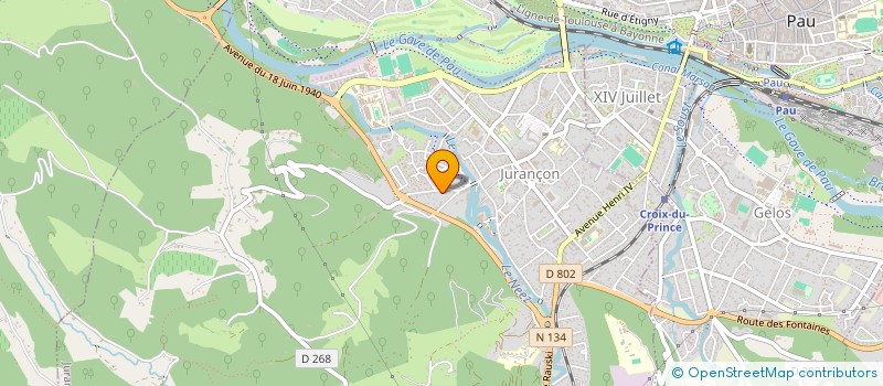 localisation de l'entreprise MONSIEUR NICOLAS PETIT  JURANCON