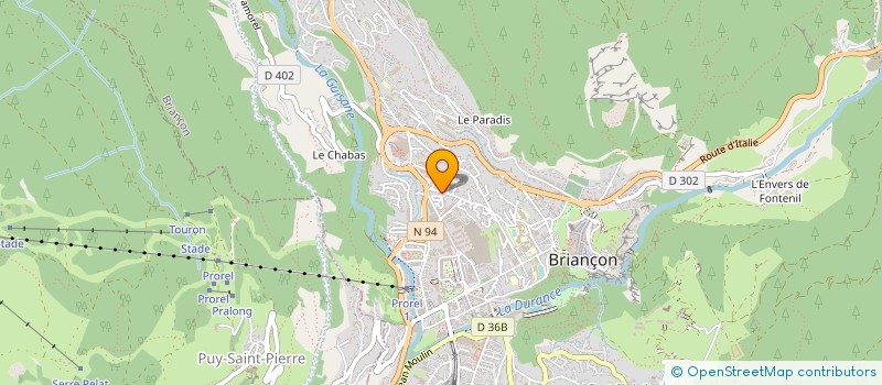 localisation de l'entreprise MONSIEUR NICOLAS PETIT à BRIANCON