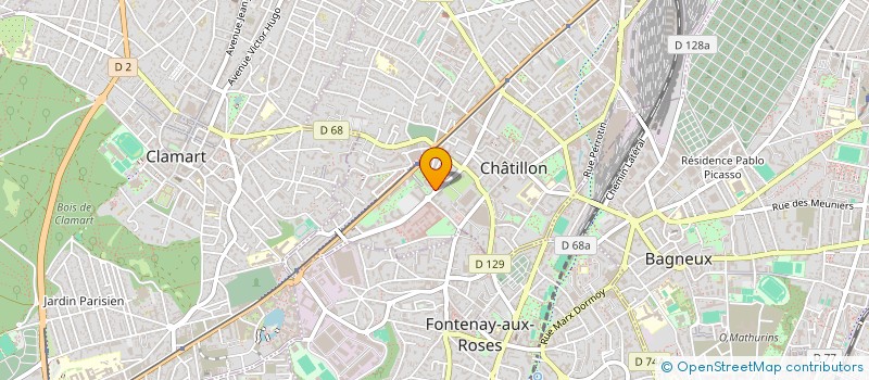 localisation de l'entreprise MONSIEUR NICOLAS PETIT à CHATILLON