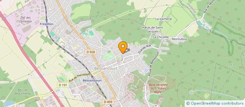 localisation de l'entreprise MONSIEUR NICOLAS PETIT  BESSANCOURT