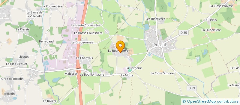 localisation de l'entreprise MONSIEUR NICOLAS PETIT  PUCEUL