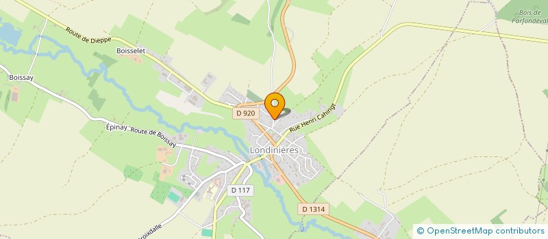 localisation de l'entreprise MONSIEUR NICOLAS PETIT  LONDINIERES