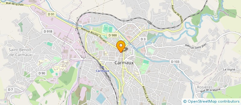 localisation de l'entreprise MONSIEUR NICOLAS PETIT  CESTAYROLS