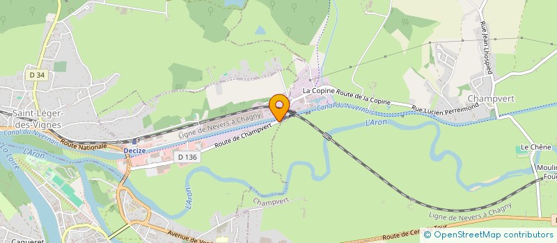 localisation de l'entreprise MONSIEUR NICOLAS PETIT  DECIZE