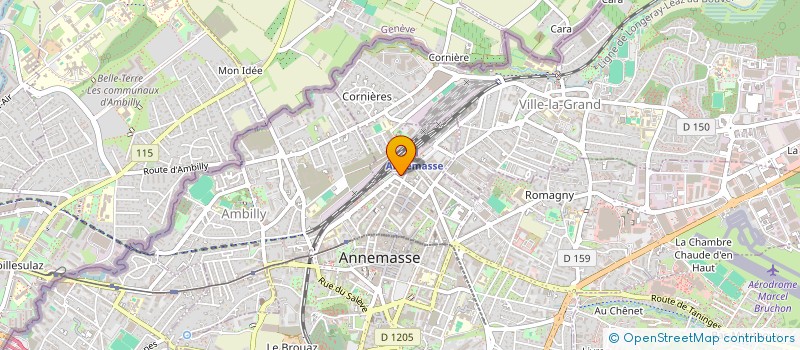 localisation de l'entreprise MONSIEUR NICOLAS PETITFOURG  ANNEMASSE