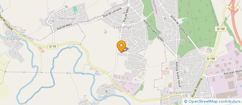 localisation de l'entreprise MONSIEUR NICOLAS PETITJEAN  CREHANGE