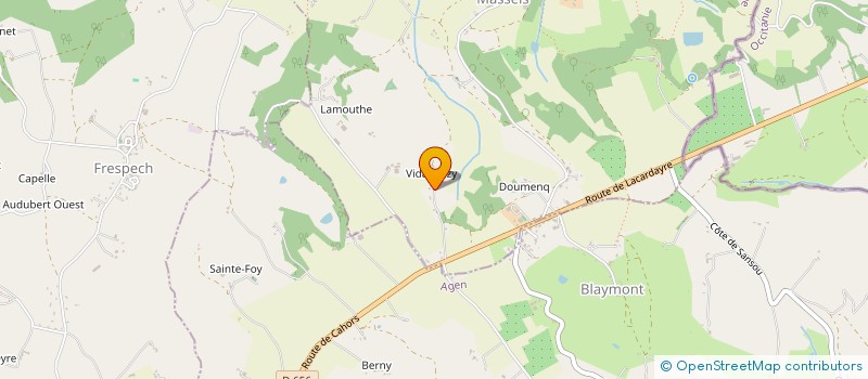 localisation de l'entreprise MONSIEUR NICOLAS PEUCHOT  MASSELS