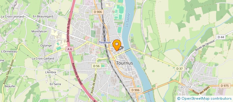 localisation de l'entreprise MONSIEUR NICOLAS PEYRAT  TOURNUS