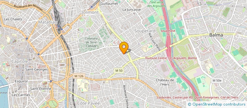 localisation de l'entreprise MONSIEUR NICOLAS PEYRAT à TOULOUSE