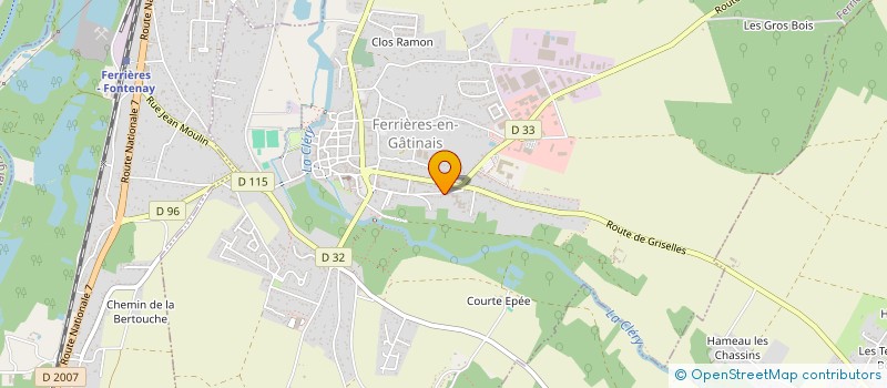 localisation de l'entreprise MONSIEUR NICOLAS PEYRE à FERRIERES-EN-GATINAIS