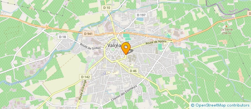 localisation de l'entreprise MONSIEUR NICOLAS PEYRET à VALREAS