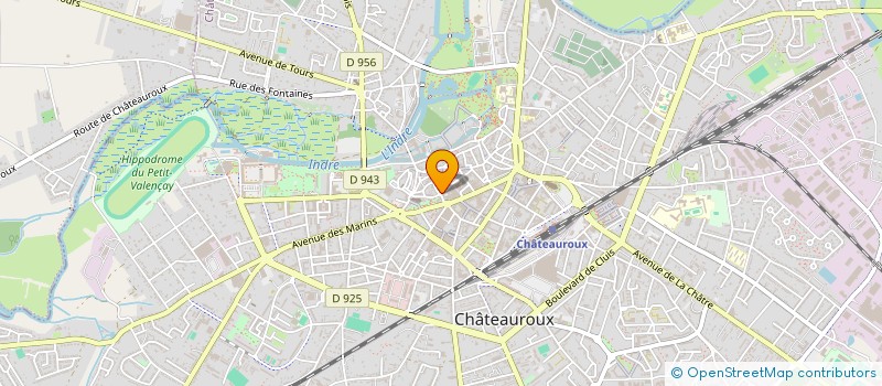 localisation de l'entreprise MONSIEUR NICOLAS PEYRILLOUX à CHATEAUROUX