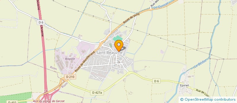 localisation de l'entreprise MONSIEUR NICOLAS PEYRIND à SAINT-BEAUZIRE