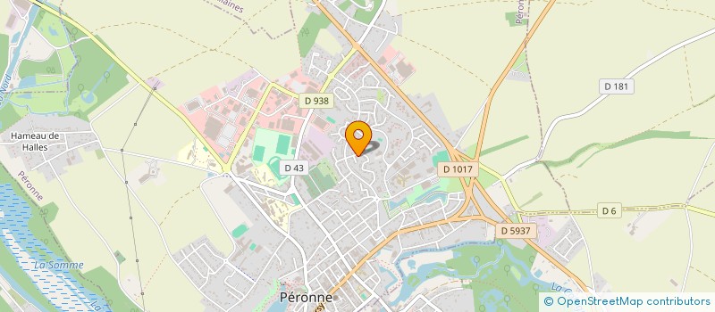 localisation de l'entreprise MONSIEUR NICOLAS PHILIBERT  PERONNE