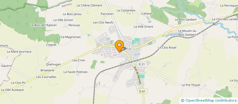 localisation de l'entreprise MONSIEUR NICOLAS PHILIPPART  MEDREAC