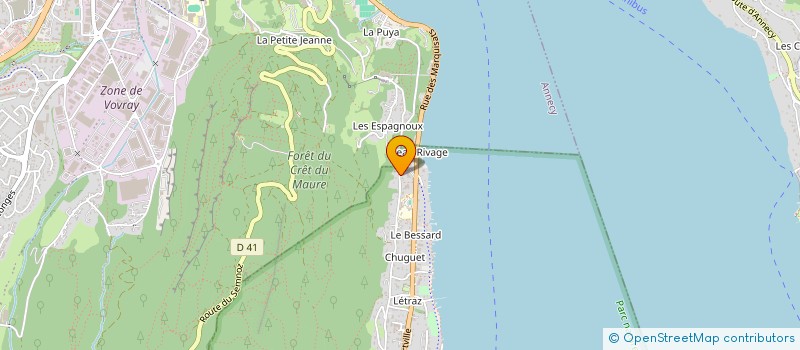 localisation de l'entreprise MONSIEUR NICOLAS PHILIPPON  SEVRIER