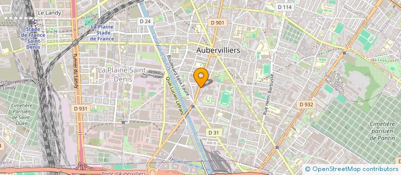 localisation de l'entreprise MONSIEUR NICOLAS PICCHIOTTINO  AUBERVILLIERS