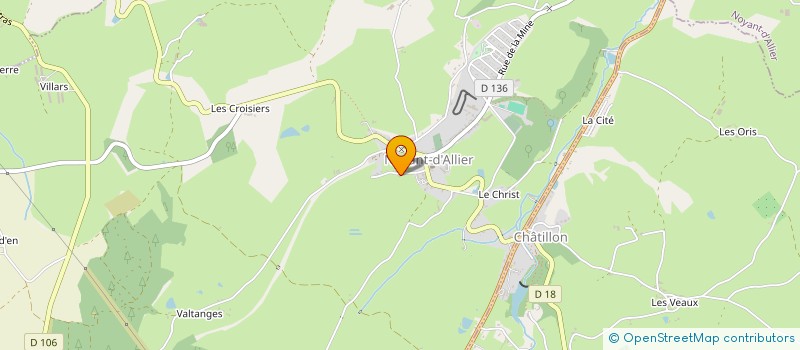 localisation de l'entreprise MONSIEUR NICOLAS PICHOT  SOUVIGNY