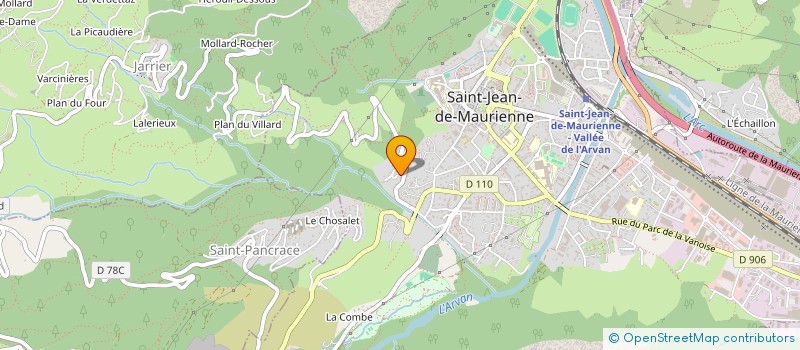 localisation de l'entreprise MONSIEUR NICOLAS PICTON  SAINT-JEAN-DE-MAURIENNE