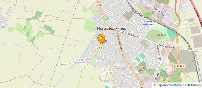 localisation de l'entreprise MONSIEUR NICOLAS PIDOU à NŒUX-LES-MINES