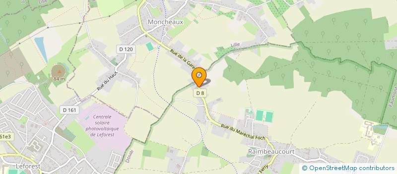 localisation de l'entreprise MONSIEUR NICOLAS PIEKOSZEWSKI  RAIMBEAUCOURT