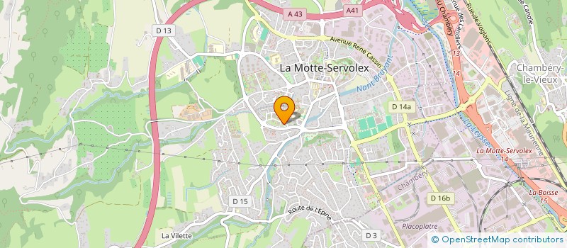 localisation de l'entreprise MONSIEUR NICOLAS PIERRE  LA MOTTE-SERVOLEX