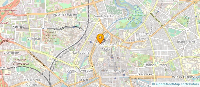 localisation de l'entreprise MONSIEUR NICOLAS PIERRET  RENNES