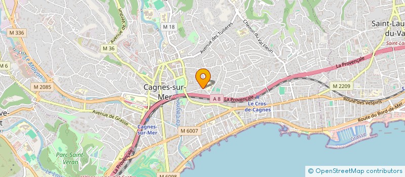 localisation de l'entreprise MONSIEUR NICOLAS PIERRO à CAGNES-SUR-MER