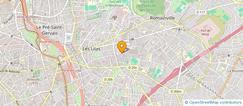 localisation de l'entreprise MONSIEUR NICOLAS PIERRON à LES LILAS